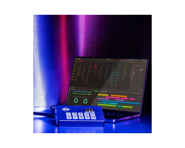 MYDMX5;DMX LIGHTING CONTROL SOFTWARE WITH WIRED DIGITAL COMMUNICATION NETWORK